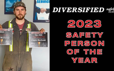 Diversified Honours 2023 Safety Person of the Year