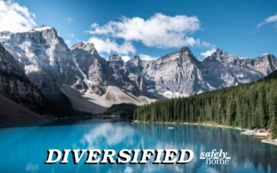 Diversified Team Enjoying Beautiful Summer in Banff National Park