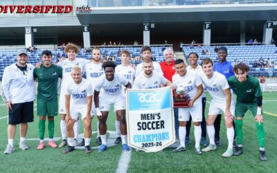 Diversified Celebrates Keyano Huskies’ Championship Victory with Banner Presentation